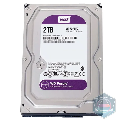 هارد اینترنال وسترن دیجیتال Purple 2TB 64MB Buffer