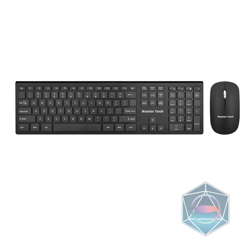 کیبورد و موس بی سیم مسترتک مدل MK 9600BW