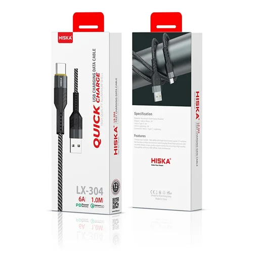 کابل شارژ LX304 هیسکا