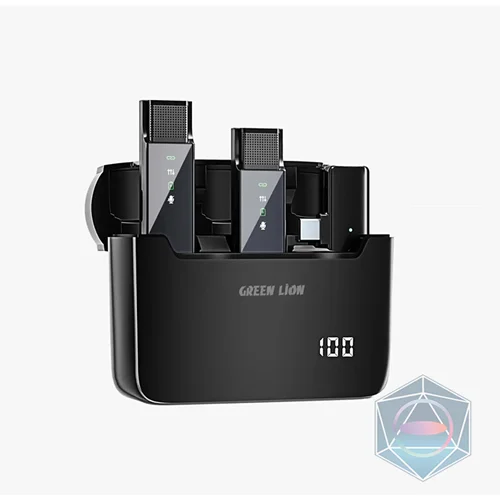 میکروفن یقهای Green Lion مدل 2 در 1 DIGITAL DISPLAY Microphone