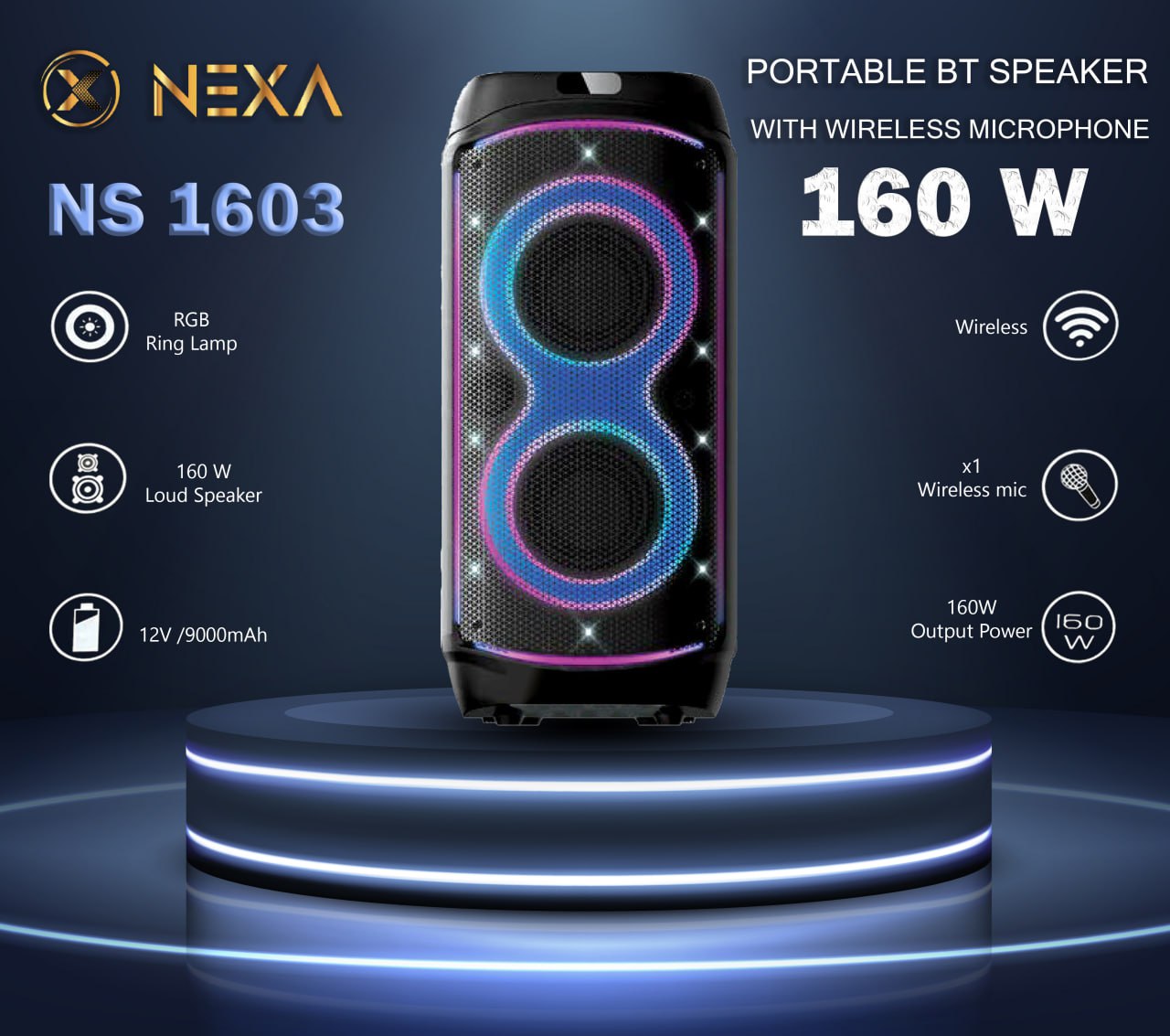 NEXA PARTY BOX NS1603-160W