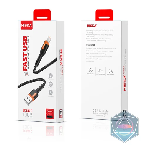 کابل شارژ LX835 هیسکا-پورت USB به Type C
