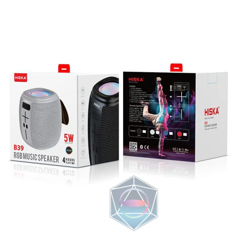 اسپیکر قابل حمل بلوتوثی B39 هیسکا