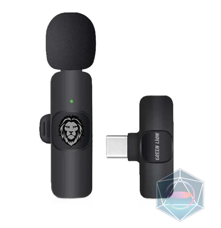 میکروفن یقهای Green Lion مدل 2 در 1 Solo Wireless