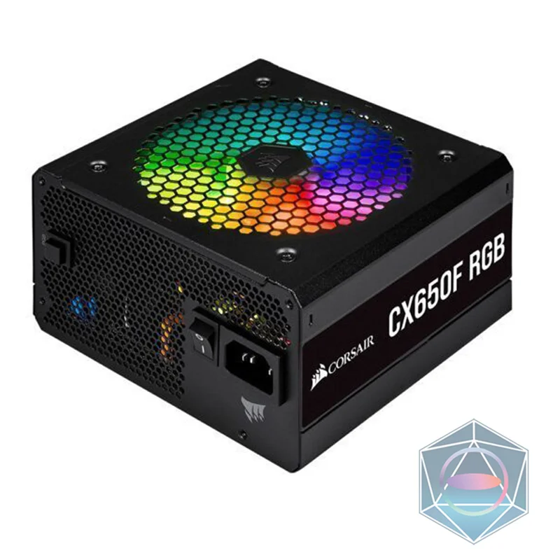 منبع تغذیه کامپیوتر کورسیر مدل CX650F RGB BRONZE FULL