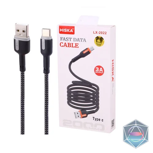 کابل شارژ LX2022 هیسکا پورت USB به Type C