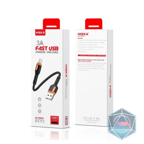 کابل شارژ LX1020 هیسکا-پورت USB به Type C