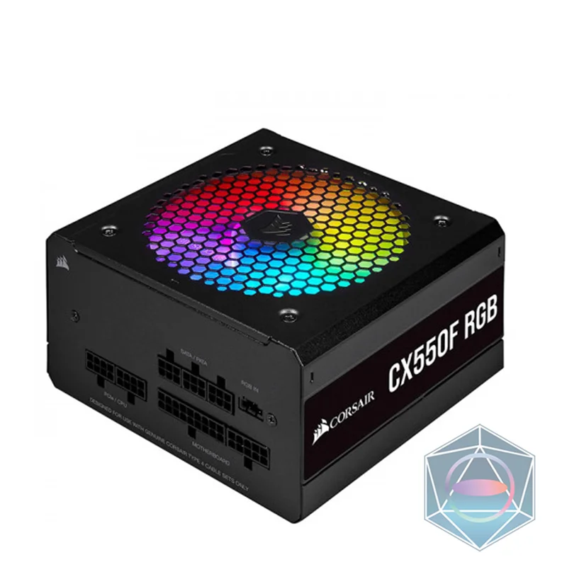 منبع تغذیه کامپیوتر کورسیر مدل CX550F RGB BRONZE FULL