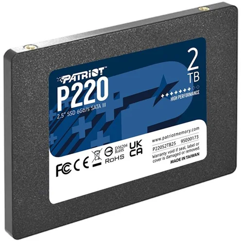 اس اس دی پاتریوت P220 SATA 2.5 Inch ظرفیت 2 ترابایت