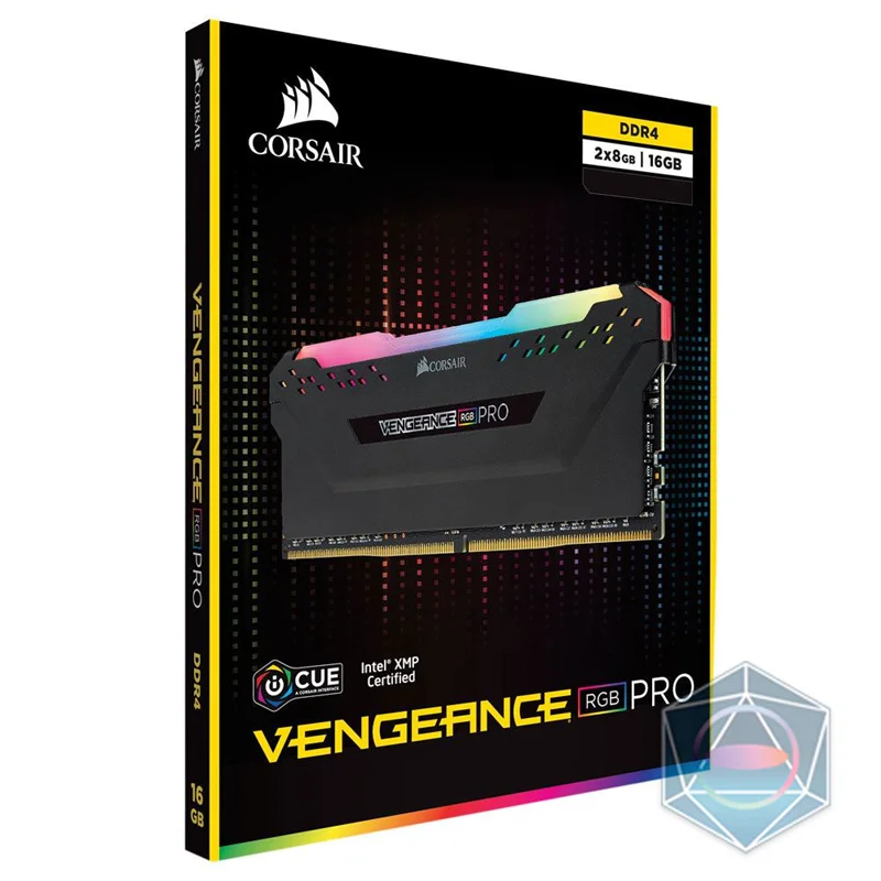VENGEANCE RGB PRO Black 16GB(2*8GB) 3200MHzرم کورسیر