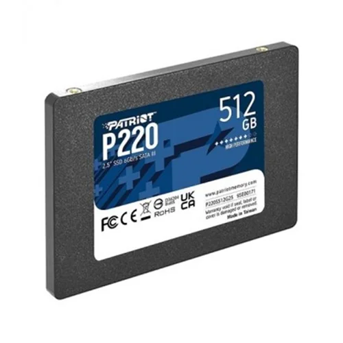 اس اس دی پاتریوت P220 SATA 2.5 Inch ظرفیت 512 گیگابایت