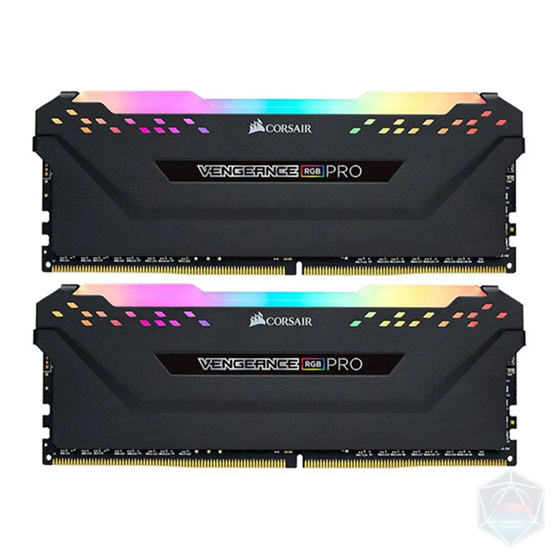رم کورسیر دسکتاپ DDR4 دو کاناله 3600 مگاهرتز CL18 مدلVengeance RGB PRO SL ظرفیت16*2-(32 گیگابایت)